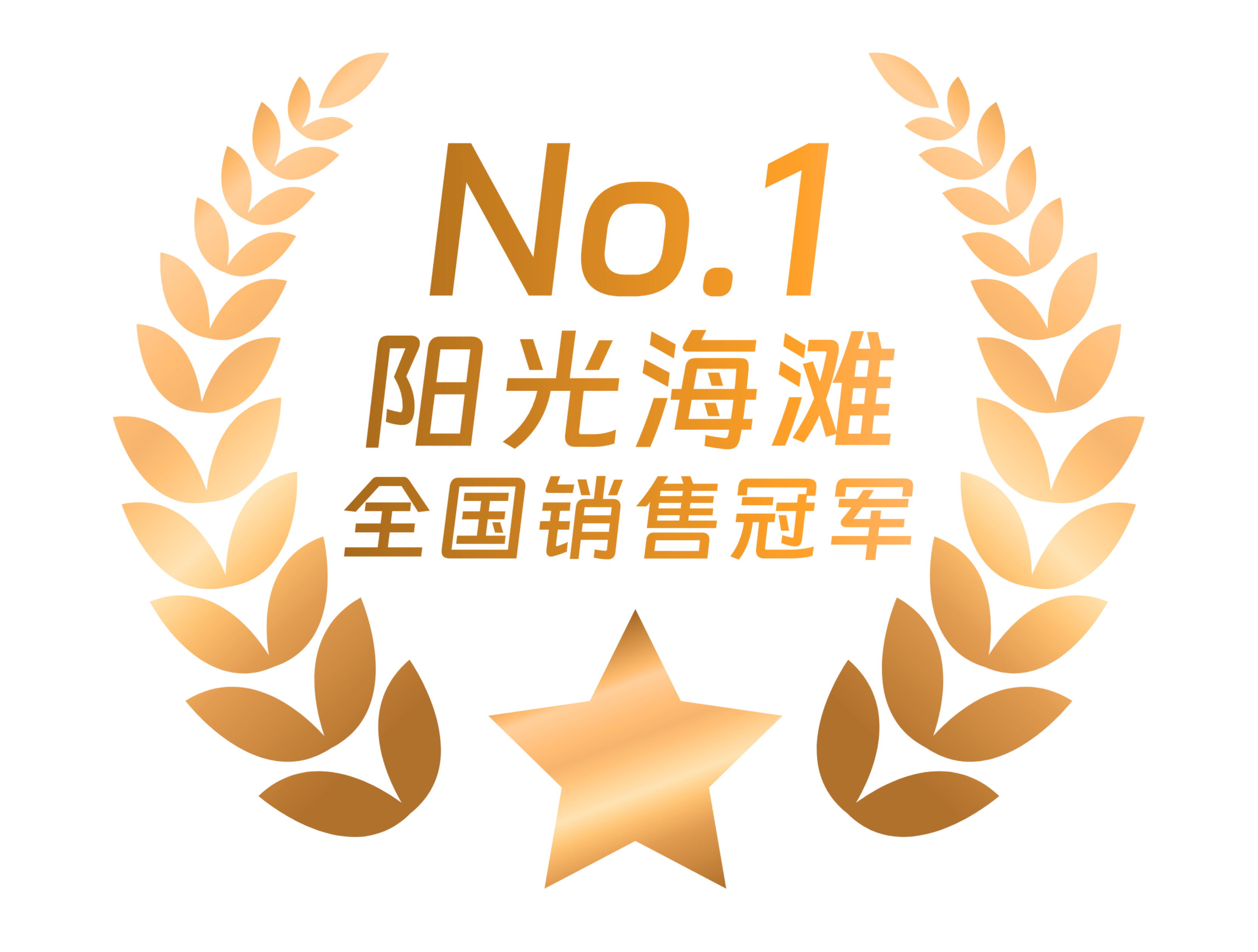 No.1 阳光海滩全国销售冠军